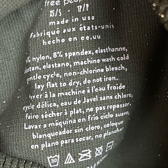 Intimately Free People Skinny Strap Seamless Sparkle Brami in Olive Green XS/S - Picture 7 of 8